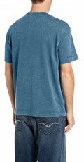PLAVA MAJICA KRATKIH RUKAVA S ACID-WASH EFEKTOM - 2