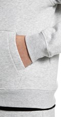 MUŠKI SIVI HOODIE NA KOPČANJE S DVOSTRUKIM ZIPOM - 5