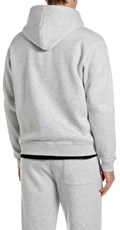 MUŠKI SIVI HOODIE NA KOPČANJE S DVOSTRUKIM ZIPOM - 2