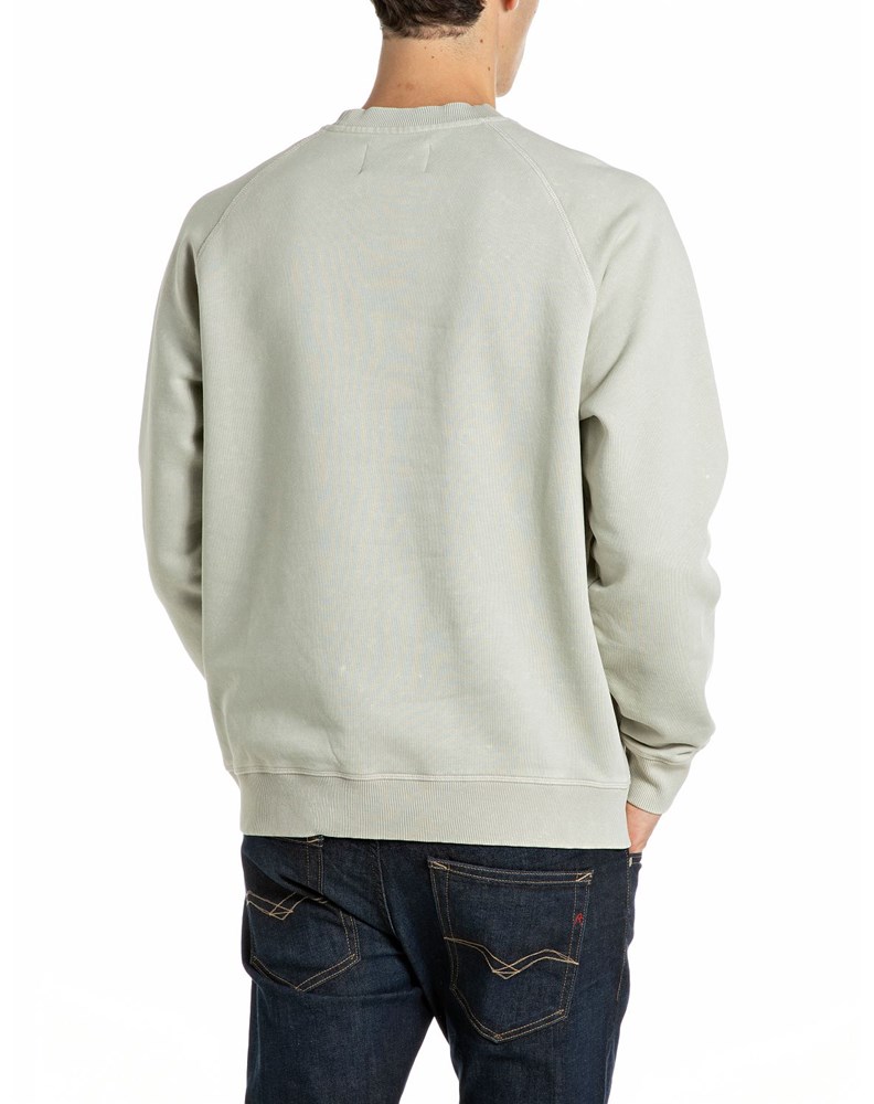 Replay SIVI SWEATSHIRT S RAGLAN RUKAVIMA I ACID WASH EFEKTOM  - 2