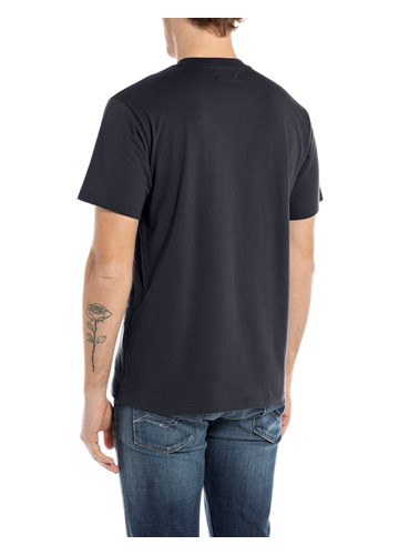 Replay BASIC MAJICA KRATKIH RUKAVA U TAMNOPLAVOJ BOJI - 2