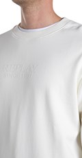 KREM BIJELI SWEATSHIRT S ISTOBOJNIM NATPISOM REPLAY - 3