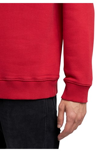 Replay CRVENI SWEATSHIRT OD ČEŠLJANOG PAMUKA - 7