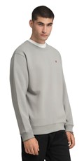 SIVI SWEATSHIRT OD ČEŠLJANOG PAMUKA - 4