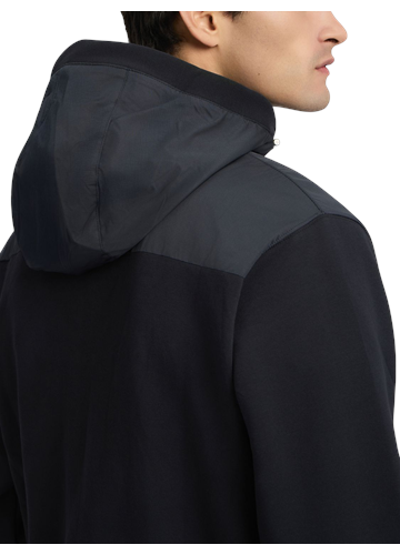 Replay TAMNOPLAVA MAJICA S KAPULJAČOM I ZATVARAČEM DO POLA - 6