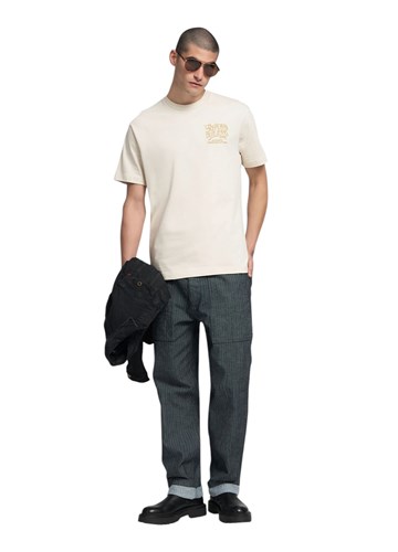 Replay KREM BIJELA MAJICA S RBJ VEZOM  - 1