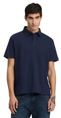 PLAVA POLO MAJICA OD RASTEZLJIVOG PIQUÉA - 2