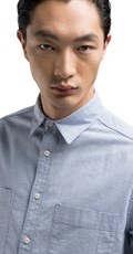 SARTORIALE PAMUČNA OXFORD KOŠULJA U PLAVOJ BOJI - 5