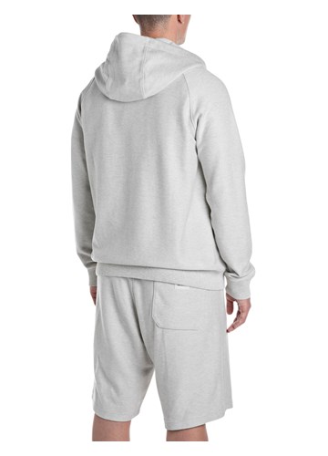 Replay SARTORIALE MAJICA S KAPULJAČOM I DUPLIM ZIPOM U SIVOJ BOJI  - 2