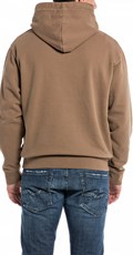 SAFARI SMEĐA HOODIE MAJICA S REPLAY NATPISOM U ISTOJ BOJI - 3