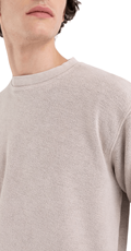 BEŽ SWEATSHIRT OD ČEŠLJANOG PAMUKA - 6