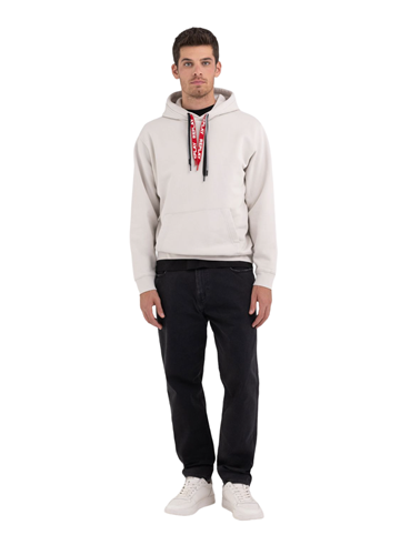 Replay BEŽ SWEATSHIRT S DVOSTRUKIM VEZICAMA - 1