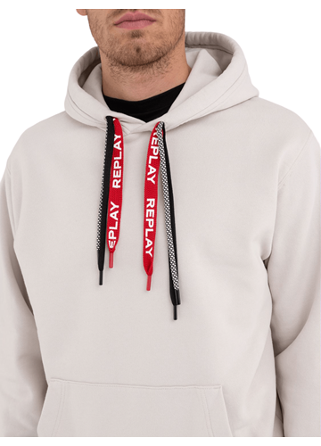 Replay BEŽ SWEATSHIRT S DVOSTRUKIM VEZICAMA - 5