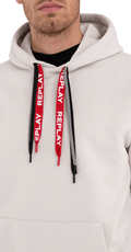 BEŽ SWEATSHIRT S DVOSTRUKIM VEZICAMA - 5