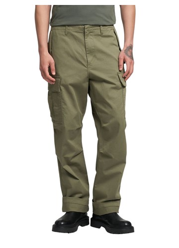 Replay ZELENE REGULAR FIT CARGO HLAČE OD KEPERA  - 2