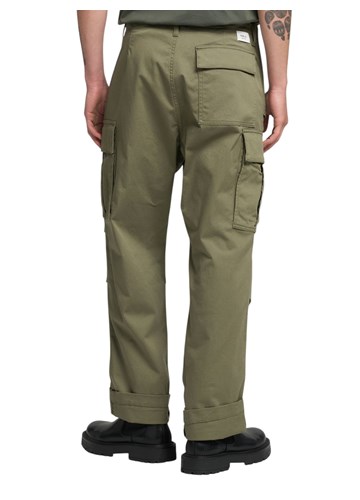 Replay ZELENE REGULAR FIT CARGO HLAČE OD KEPERA  - 3