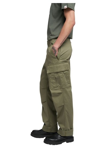 Replay ZELENE REGULAR FIT CARGO HLAČE OD KEPERA  - 4