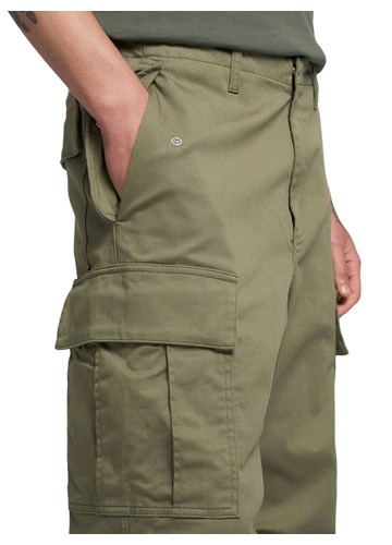 Replay ZELENE REGULAR FIT CARGO HLAČE OD KEPERA  - 5