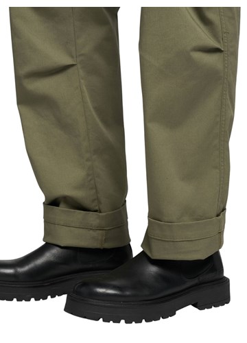 Replay ZELENE REGULAR FIT CARGO HLAČE OD KEPERA  - 6