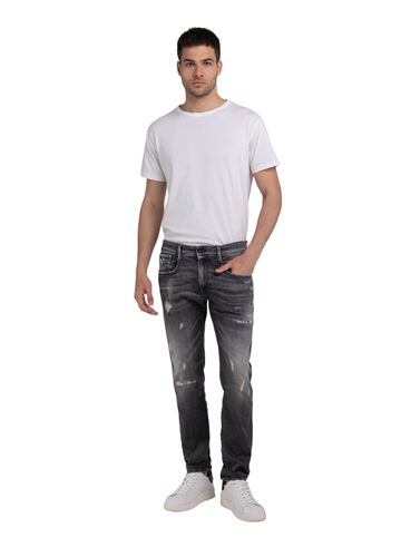 Replay ANBASS AGED ECO 10 YEARS SLIM FIT JEANS M914Q 199 544 - 1