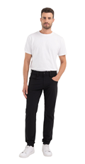 ANBASS SLIM FIT HLAČE U CRNOJ BOJI M914W 20641 - 1