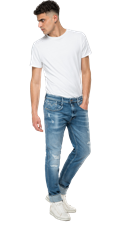ANBASS SLIM FIT JEANS M914Y  F141906 - 3