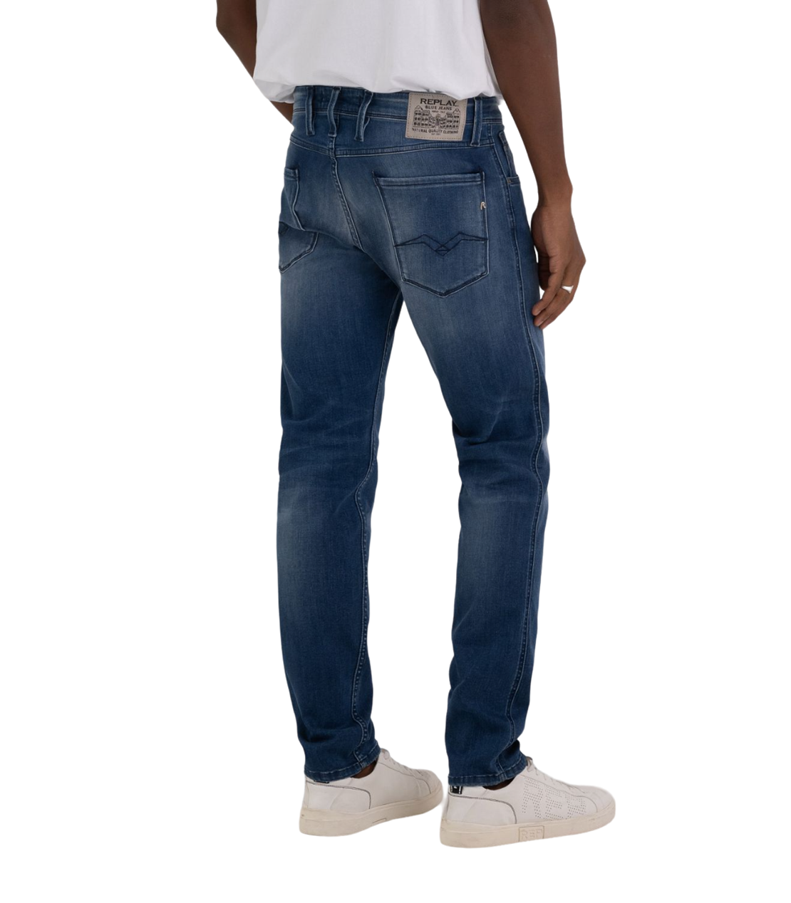 Replay anbass slim fit jeans m914y 41a 400 Replay službeni