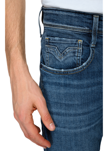Replay SLIM FIT 573 BIO ANBASS JEANS M914Y 573 946 - 5
