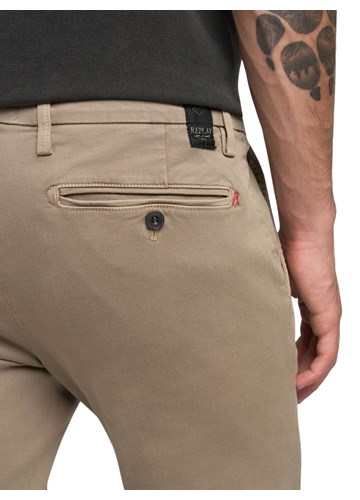 Replay BEŽ ZEUMAR SLIM FIT CHINO JEANS M9627E 8366197 - 5