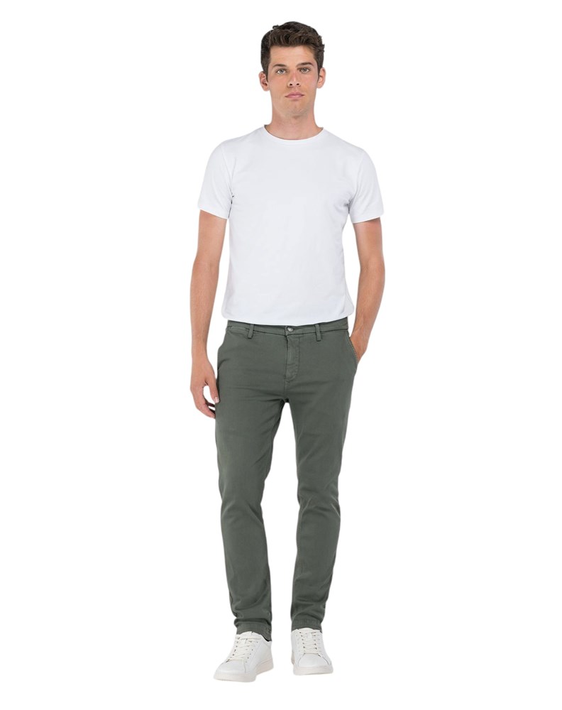 Replay ZELENE ZEUMAR SLIM FIT CHINO JEANS M9627E 8366197 - 1