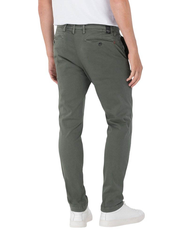 Replay ZELENE ZEUMAR SLIM FIT CHINO JEANS M9627E 8366197 - 4