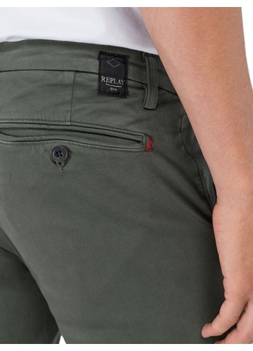 Replay ZELENE ZEUMAR SLIM FIT CHINO JEANS M9627E 8366197 - 6