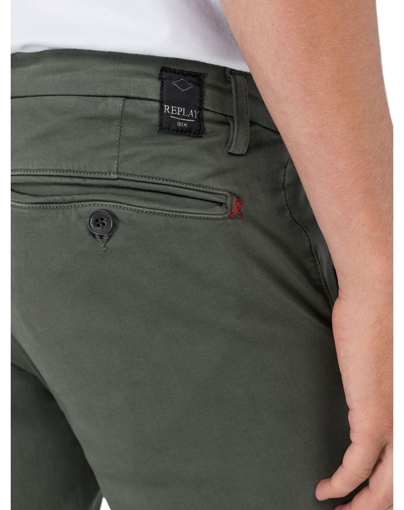 Replay ZELENE ZEUMAR SLIM FIT CHINO JEANS M9627E 8366197 - 6
