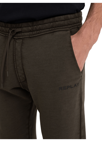 Replay BIO PACK TAMNO ZELENI DONJI DIO TRENIRKE S REPLAY NATPISOM - 5