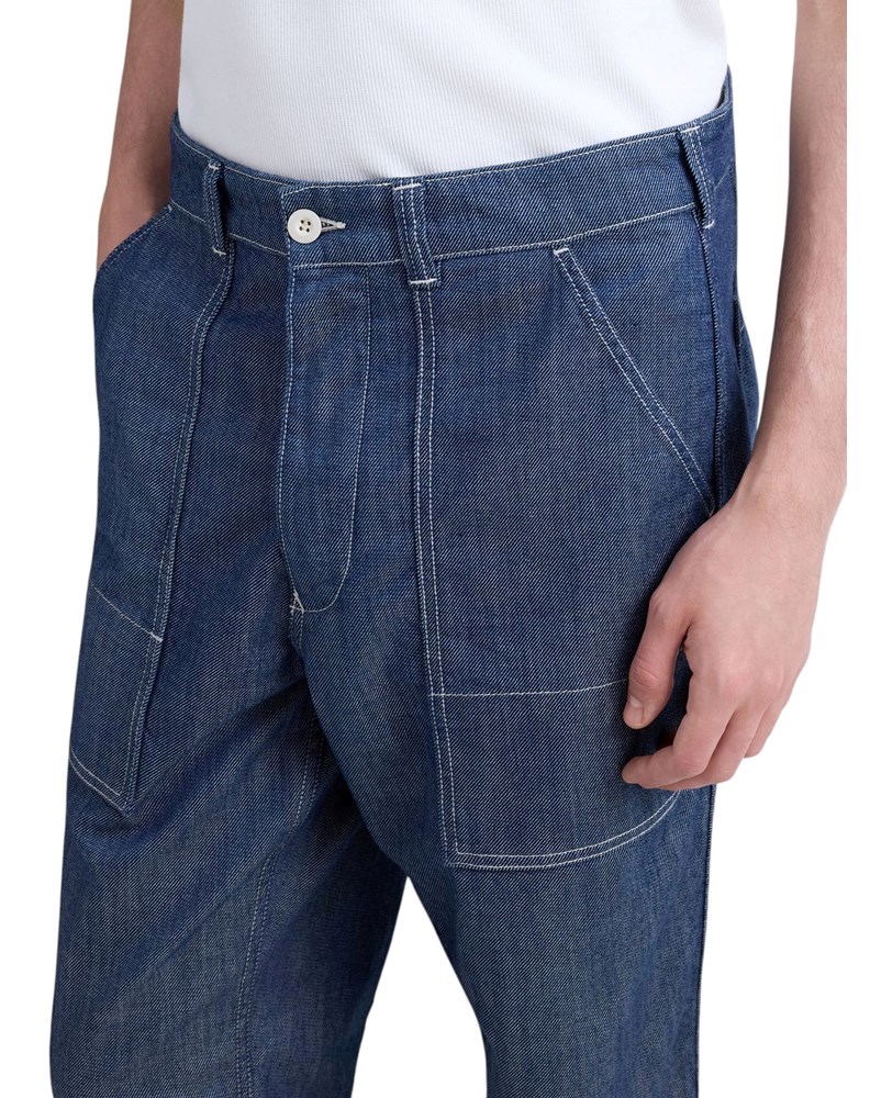 Replay REGULAR FIT CARGO JEANS HLAČE MA9020 256 07A - 5