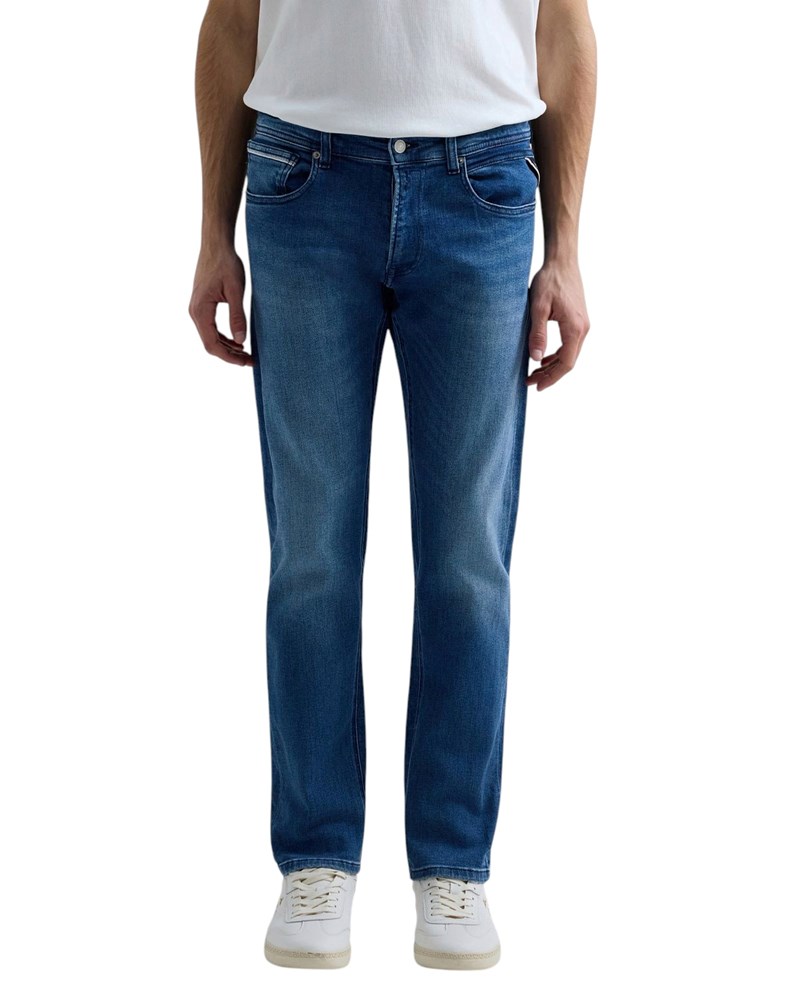 Replay GROVER STRAIGHT FIT JEANS HLAČE MA972Z 261 C39 - 2