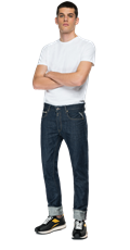 STRAIGHT FIT AGED ECO 0 YEARS ORGANIC COTTON JEANS MA972 356 930 - 8