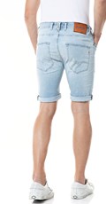 KRATKE JEANS HLAČE TAPERED FIT MA981Y F573816 - 2