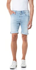 KRATKE JEANS HLAČE TAPERED FIT MA981Y F573816 - 1
