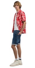 RBJ.981 TAPERED FIT KRATKE JEANS HLAČE MA981Y 573 840 - 1