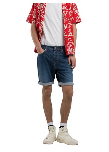 Replay RBJ.981 TAPERED FIT KRATKE JEANS HLAČE MA981Y 573 840 - 2