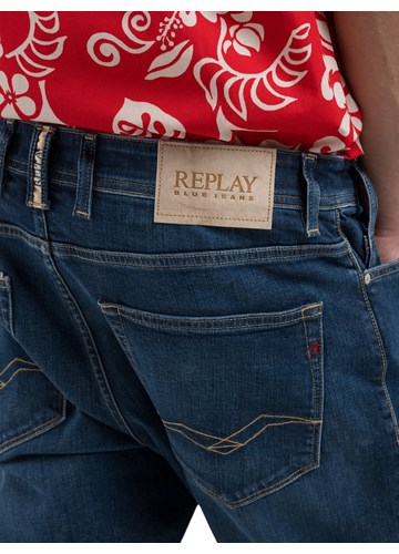 Replay RBJ.981 TAPERED FIT KRATKE JEANS HLAČE MA981Y 573 840 - 4