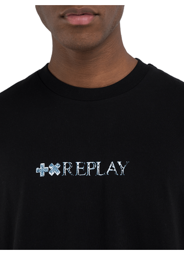 Replay "STONOLOGY" CRNA MAJICA S REPLAY X MARTIN GARRIX LOGOM - 4