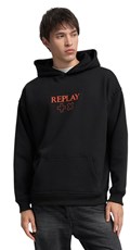 CRNI HOODIE S OBOSTRANIM PRINTOM REPLAY X MARTIN GARRIX - 2