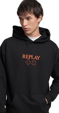 CRNI HOODIE S OBOSTRANIM PRINTOM REPLAY X MARTIN GARRIX - 5