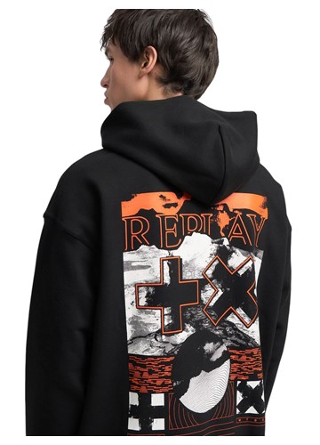 Replay CRNI HOODIE S OBOSTRANIM PRINTOM REPLAY X MARTIN GARRIX - 6 Replay CRNI HOODIE S OBOSTRANIM PRINTOM REPLAY X MARTIN GARRIX - 6