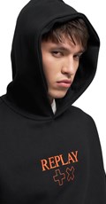 CRNI HOODIE S OBOSTRANIM PRINTOM REPLAY X MARTIN GARRIX - 7
