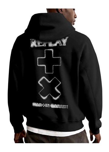 Replay CRNI HOODIE REPLAY X MARTIN GARRIX - 2 Replay CRNI HOODIE REPLAY X MARTIN GARRIX - 2