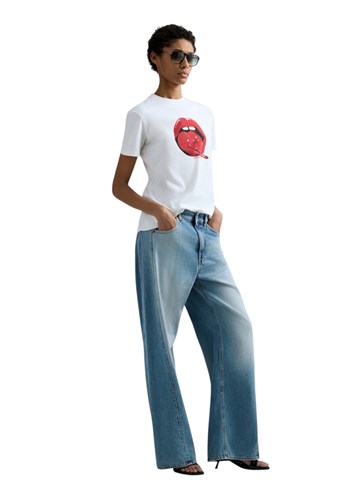 Replay MAJICA OD ŽERSEJA S POP ART GRAFIKOM - 1