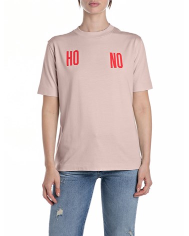 Replay majica u rozoj boji s honolulu printom